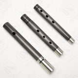 Carbony Silver-Flute-Spacing Keyless, D
