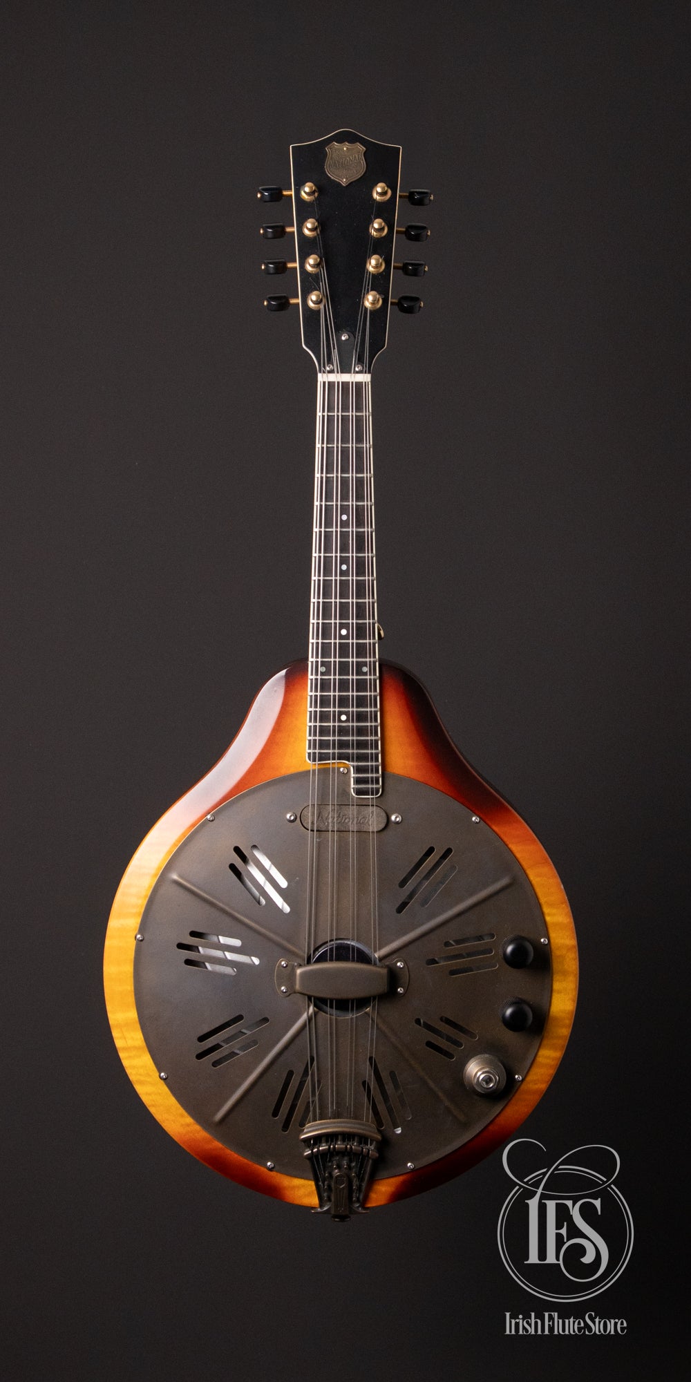 National Reso-Phonic RM-1 Resonator Mandolin with Hot-Plate