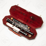 Antique Blackwood & Ivory 10-Key, D with Case