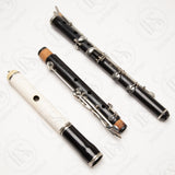 Antique Blackwood & Ivory 10-Key, D with Case