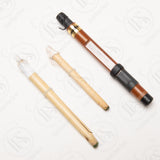 Banba by Gallen Blackwood Uilleann Half Set, Concert D