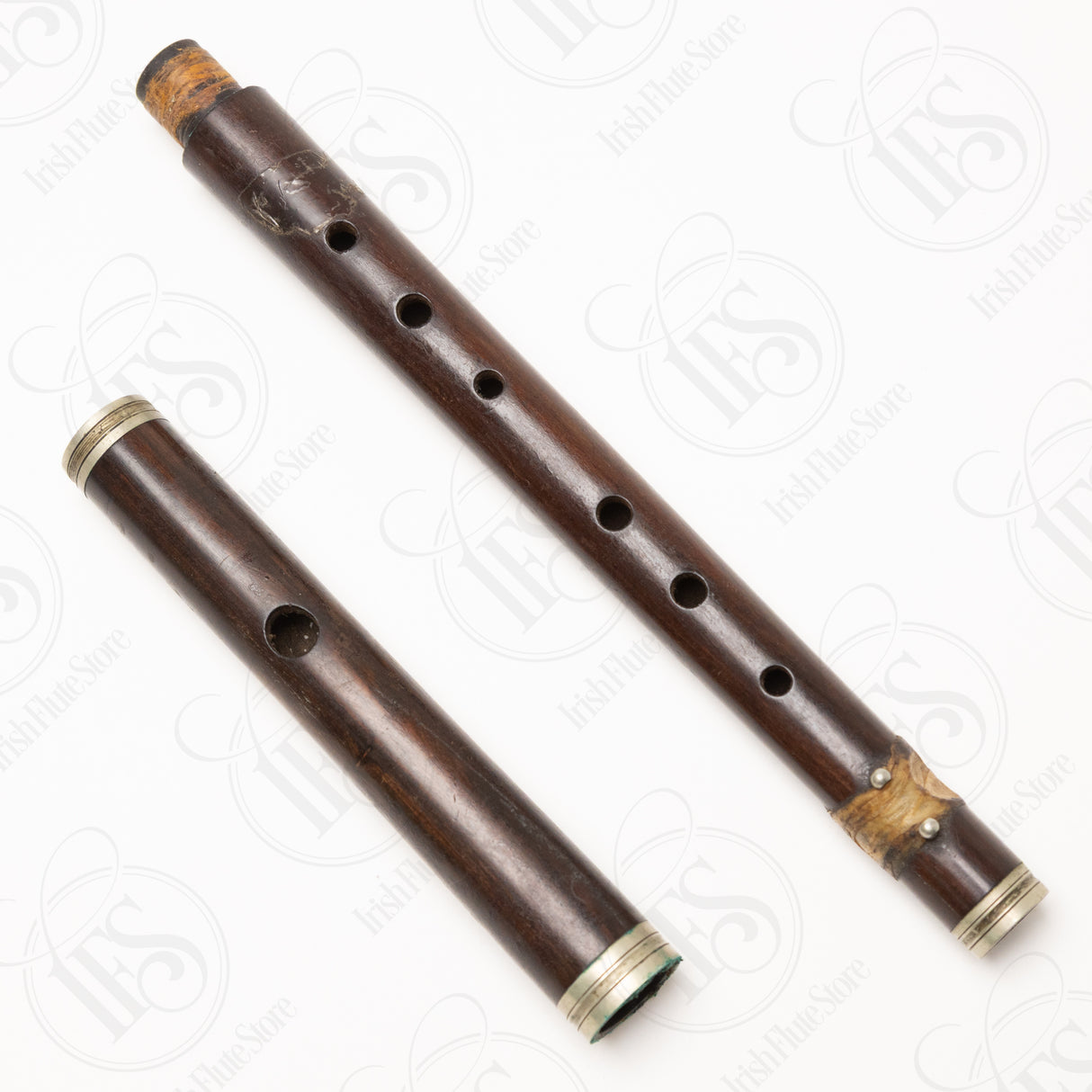 Antique English Rosewood Fife, Bb