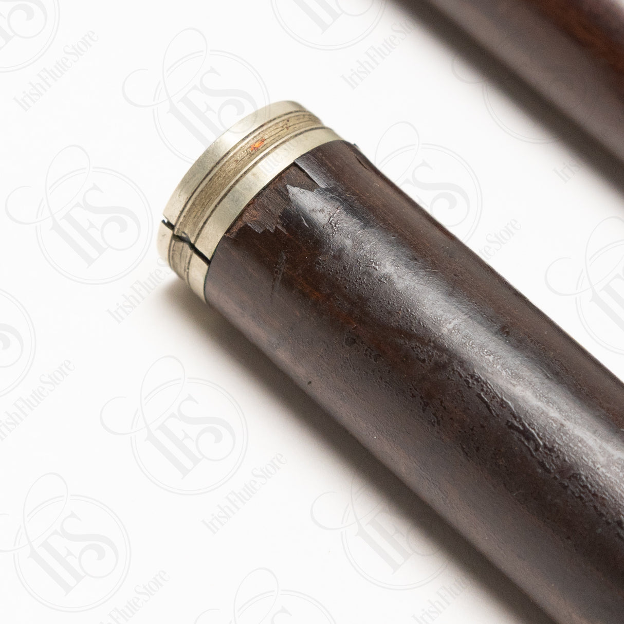 Antique English Rosewood Fife, Bb