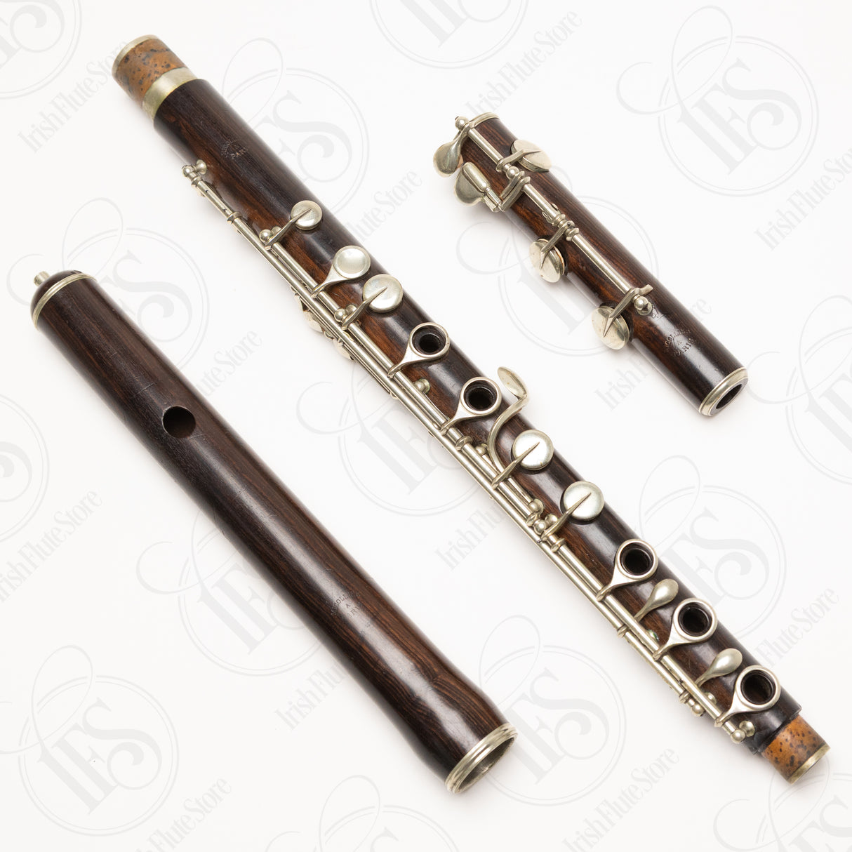 Micollier Cocuswood Conical Ring-Key Boehm, C