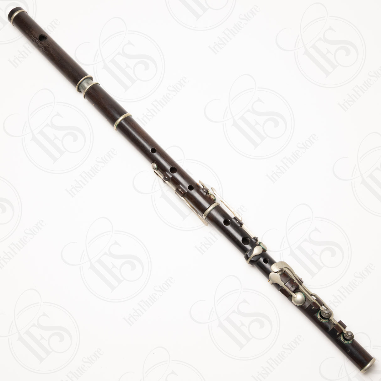 Antique London Cocus & Nickel Silver 8-Key, D