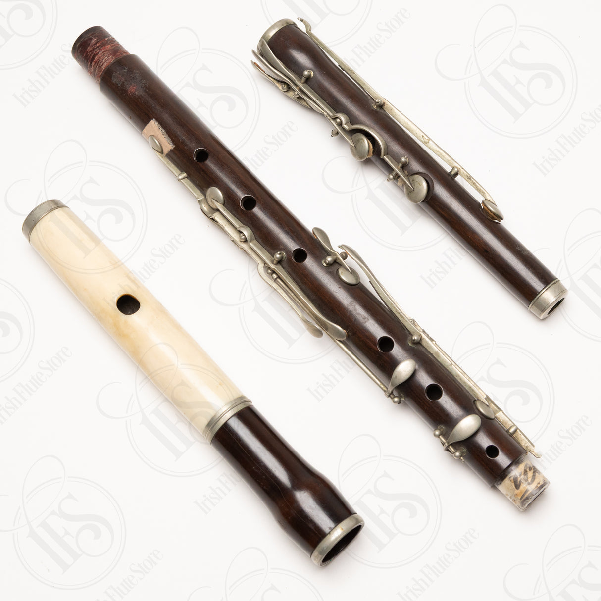 Antique Rosewood & Ivory 10-Key, D