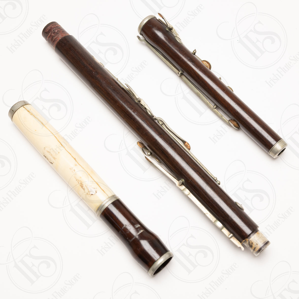 Antique Rosewood & Ivory 10-Key, D
