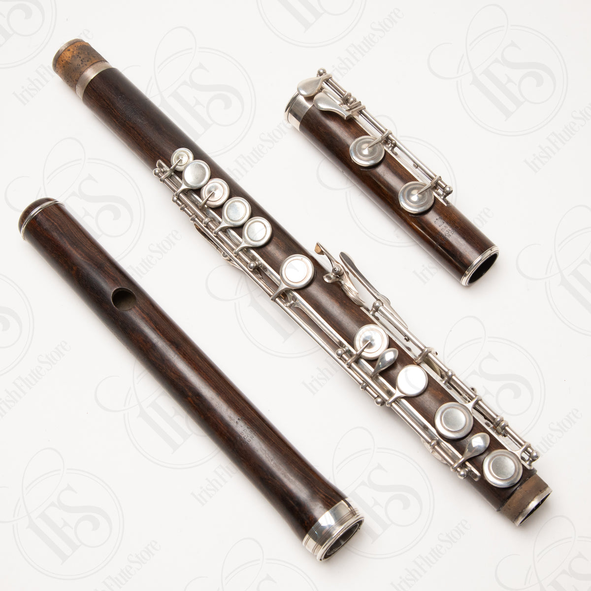 Rudall Rose Carte Rosewood & Silver Old System, D