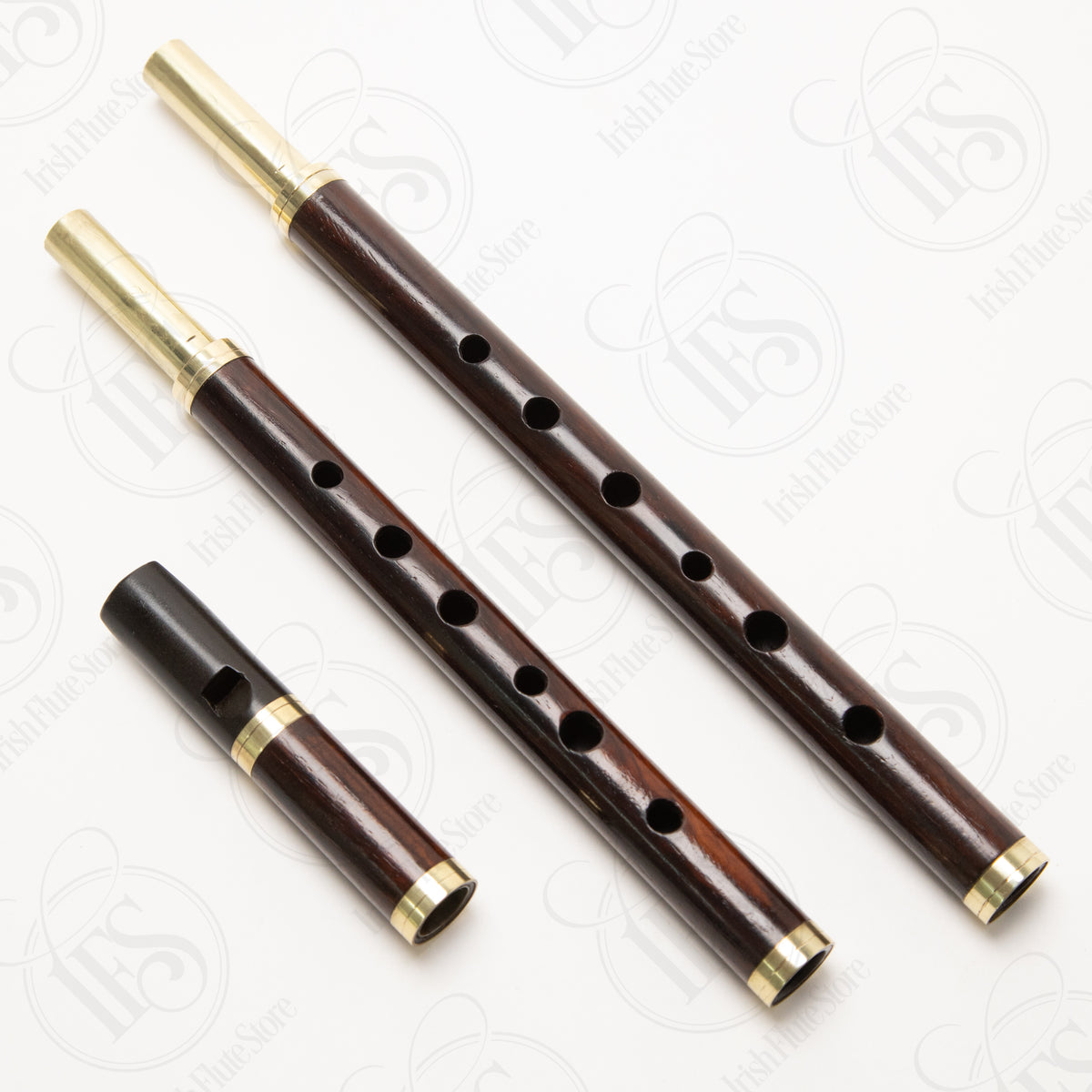 O'Riordan Rosewood & Brass C/D Set