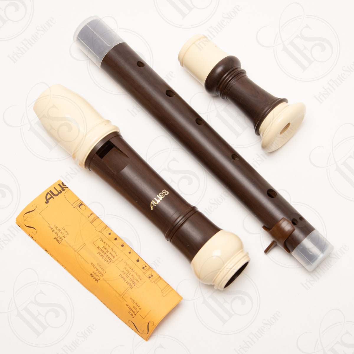 Aulos 709BW Haka Alto Recorder, F
