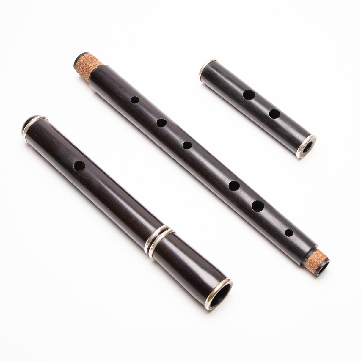 McNeela African Blackwood Flute with Case