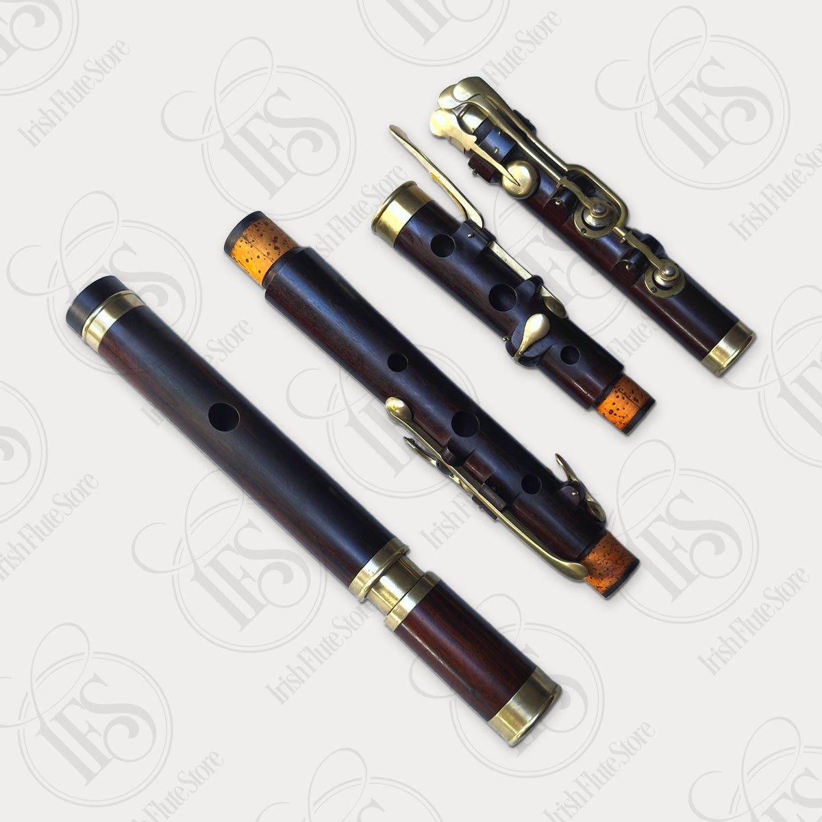 Alexander Liddle 8 Key Rosewood Flute in D