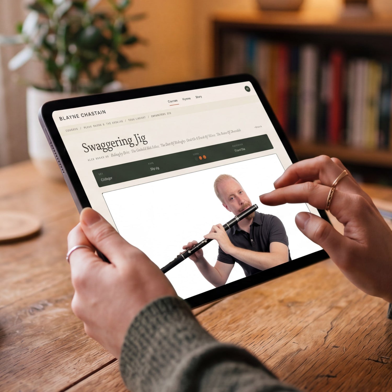 Blayne Chastain Online Irish Flute & Tin Whistle Course