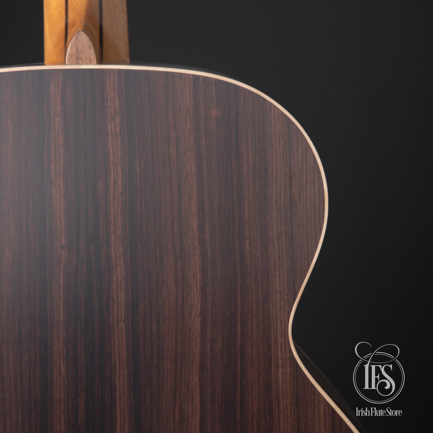 Lowden Guitars 032 Indian Rosewood & Sitka Spruce Back Closeup