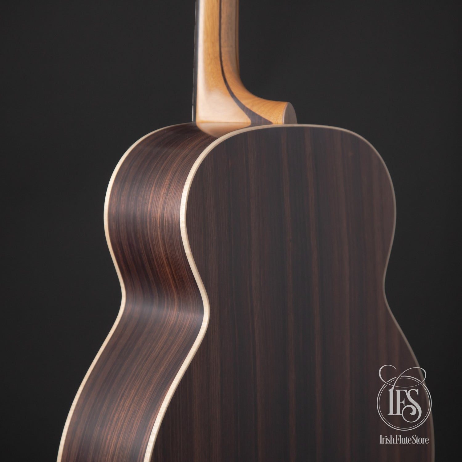 Lowden Guitars 032 Indian Rosewood & Sitka Spruce Back Left 3/4 Close