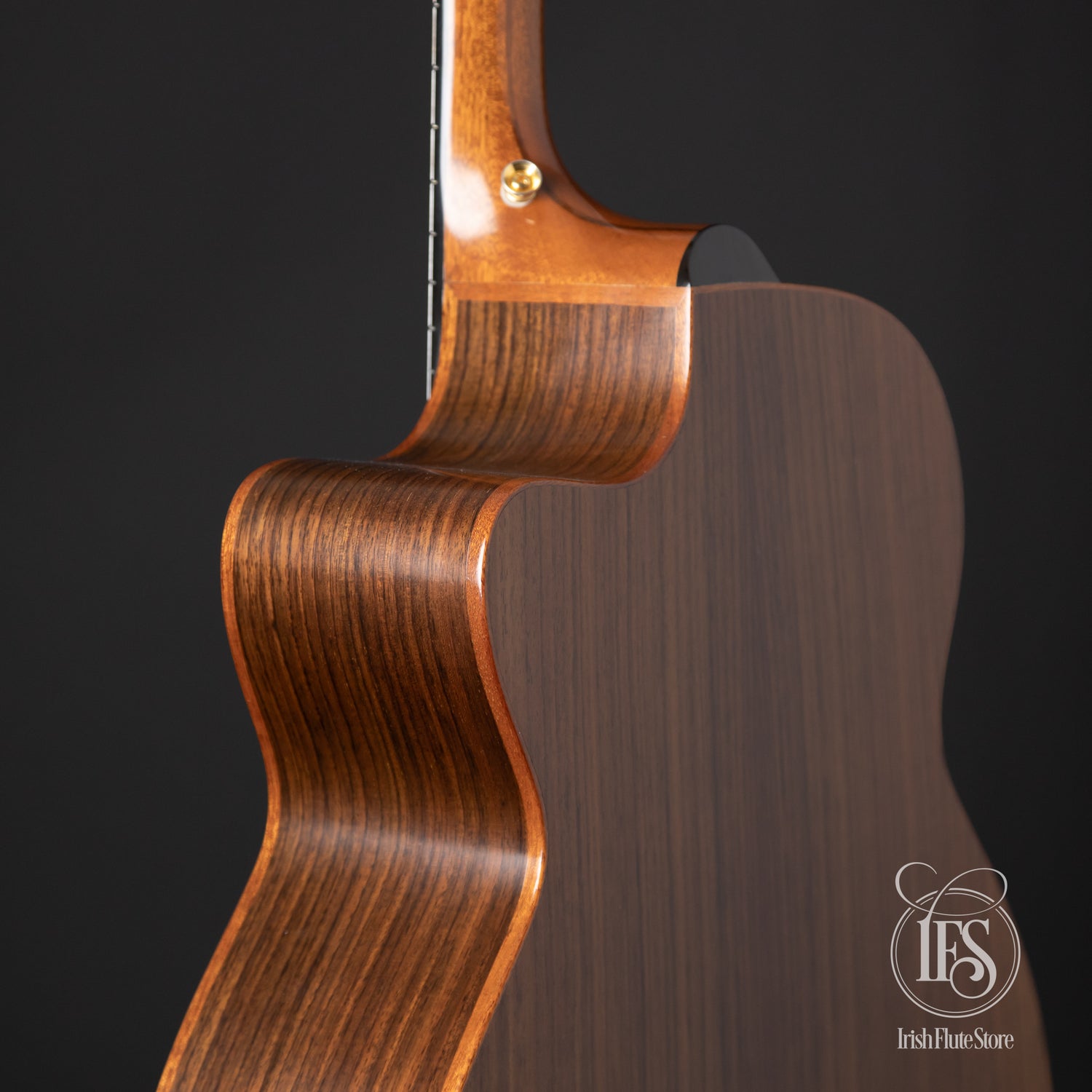 Lowden Guitars Cedar & Indian Rosewood O25c Right Rear 3/4 Closeup