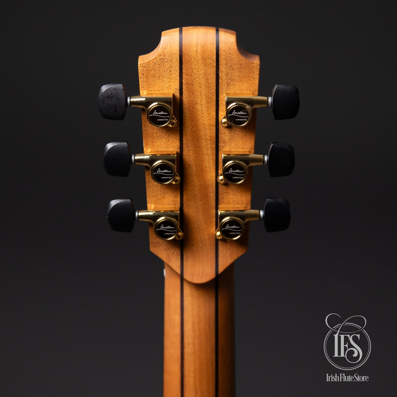 Lowden Guitars F32c Indian Rosewood & Sitka Spruce Headstock Rear