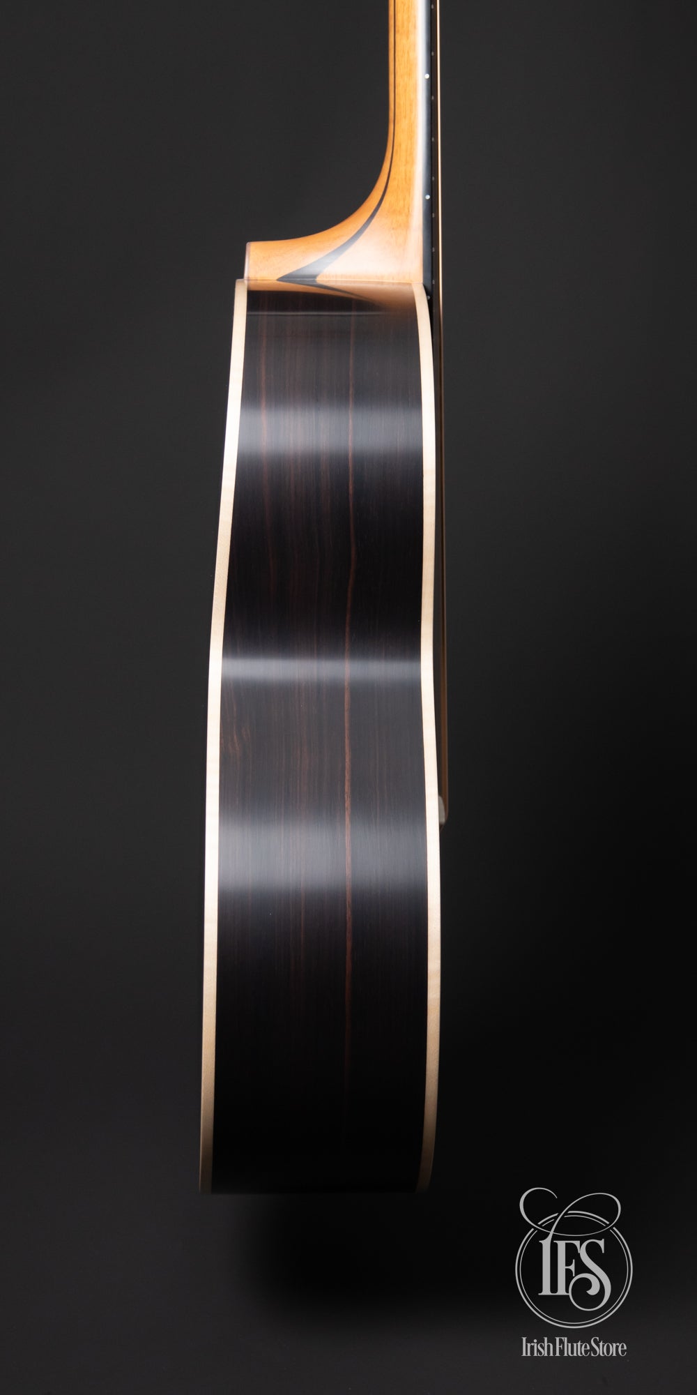 Lowden Guitars F32c Indian Rosewood & Sitka Spruce Left Side Bout