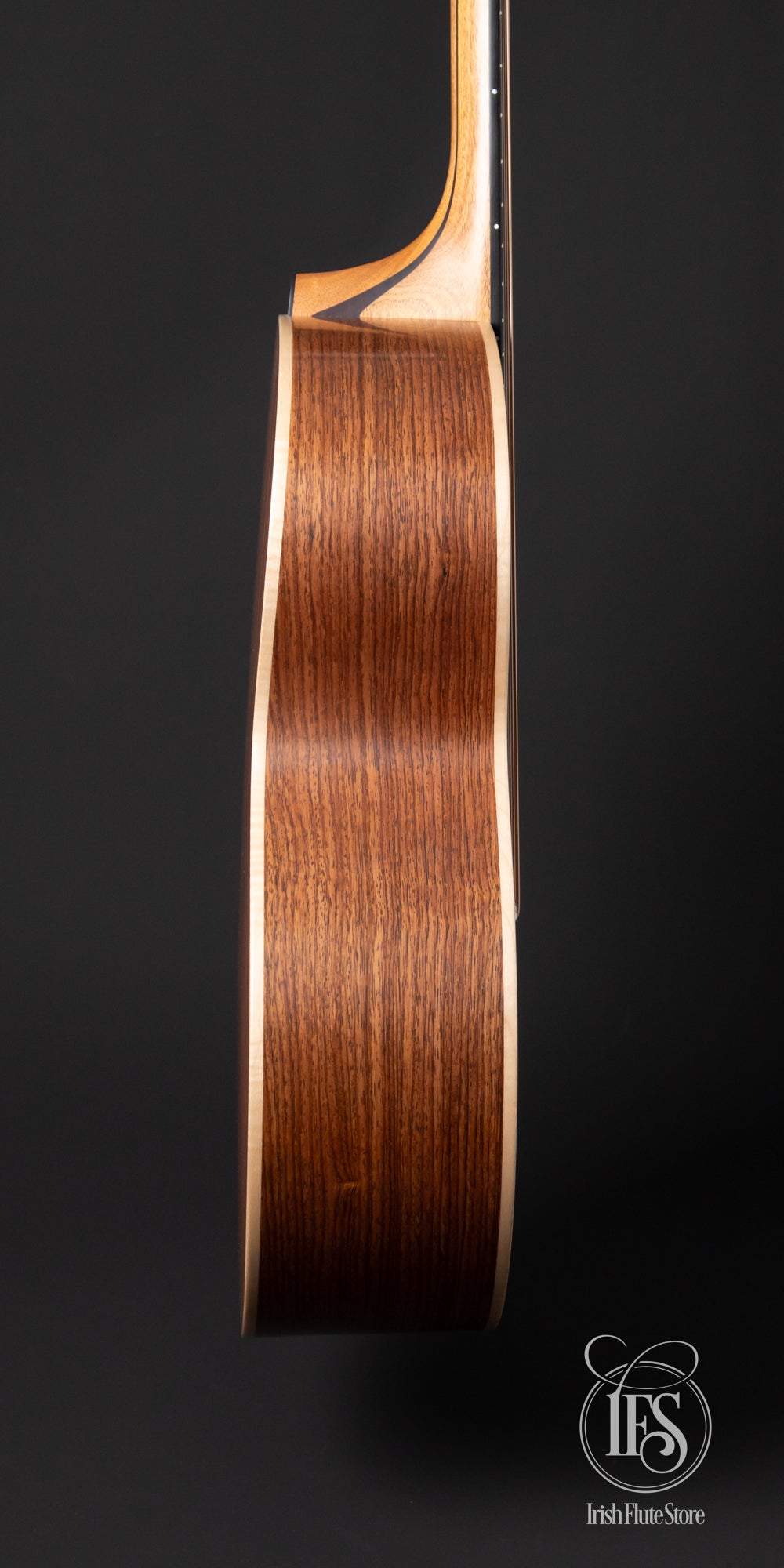 Lowden Guitars F35c Guatemalan Rosewood & Sinker Redwood Left Side