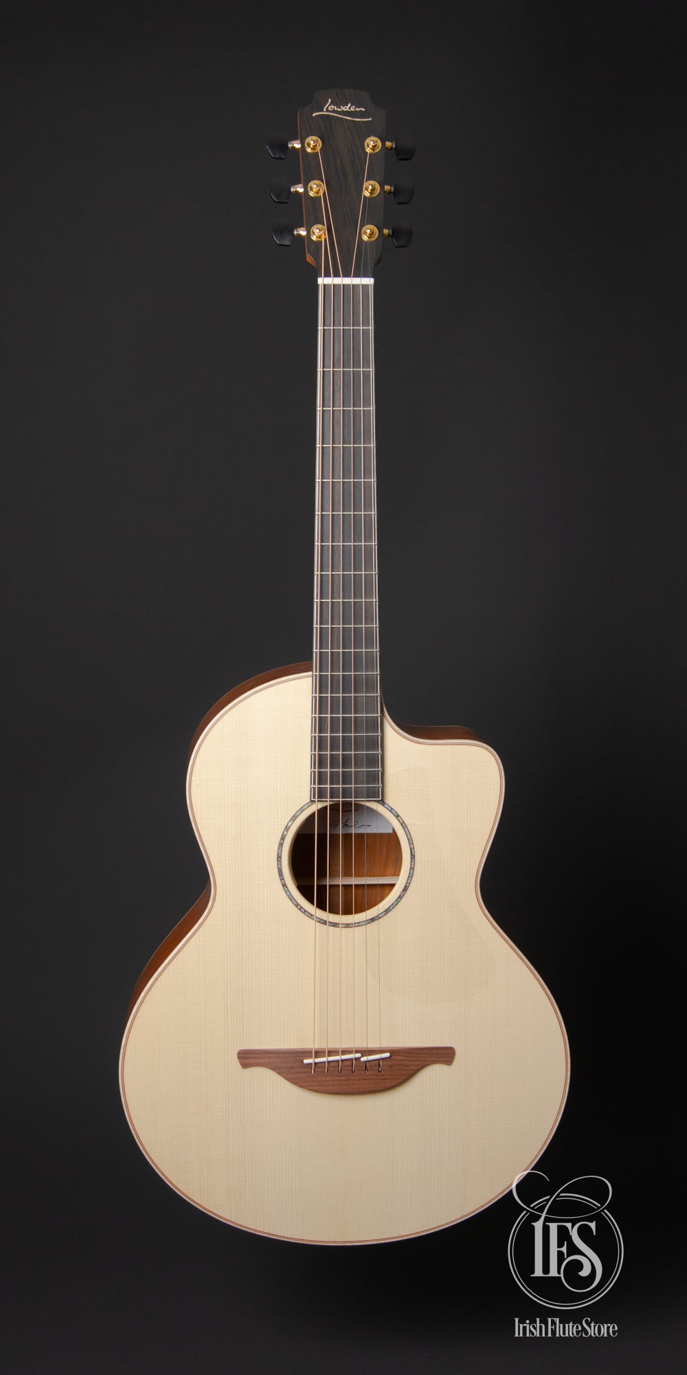 Lowden Guitars S-35C Cocobolo & Adirondack Spruce 12-Fret with L.R. Baggs Anthem Pickup Front Full