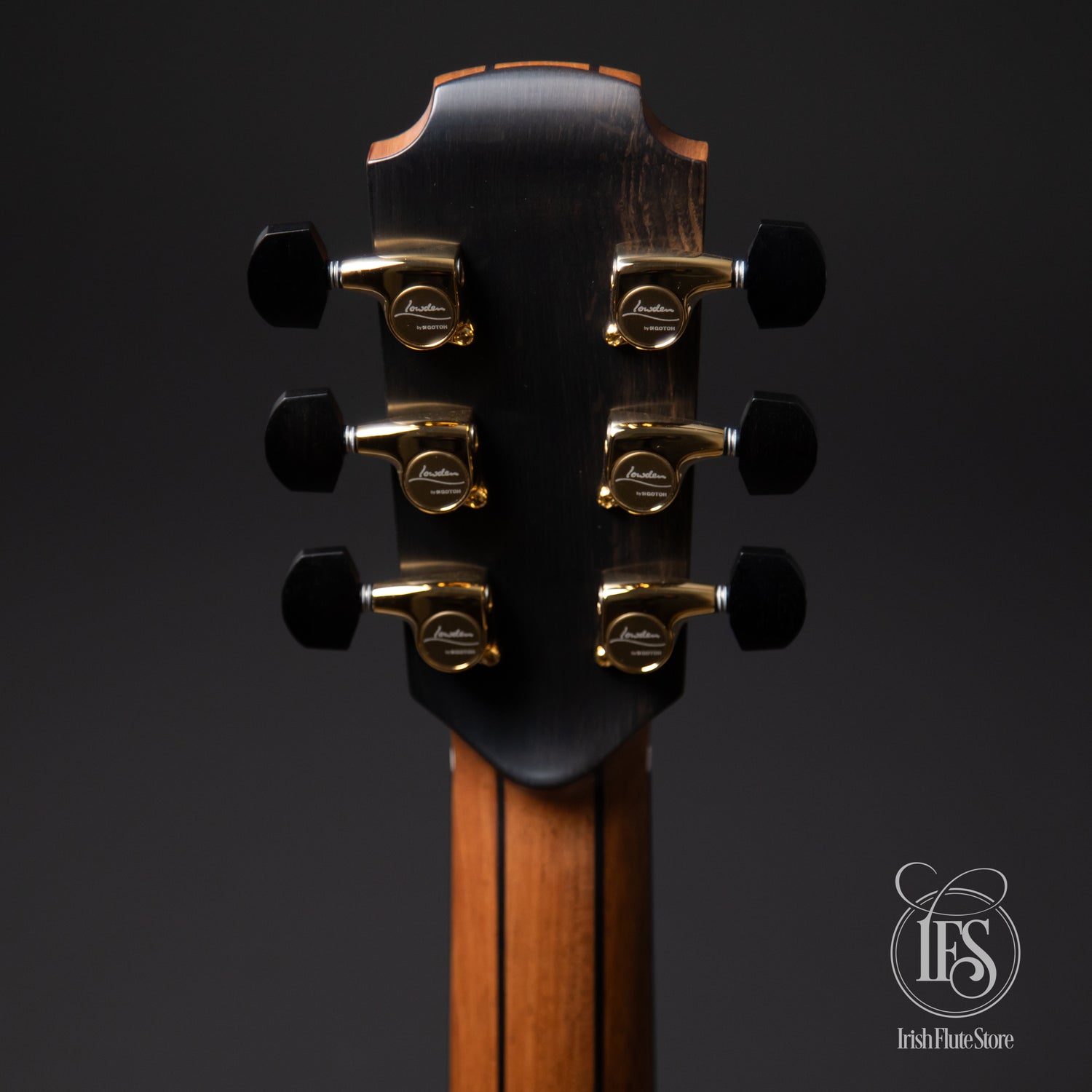 Lowden Guitars S-35C Cocobolo & Adirondack Spruce 12-Fret with L.R. Baggs Anthem Pickup Headstock Rear