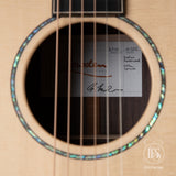 Lowden O-35C Indian Rosewood & Sitka Spruce Soundhole Label