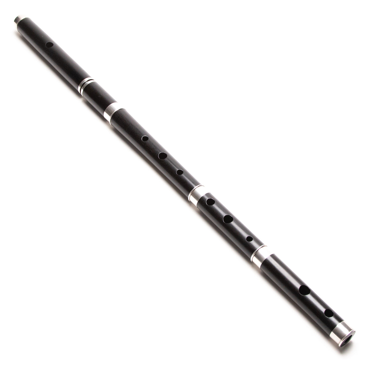 Jon Cornia Blackwood & Silver Large Holed Rudall