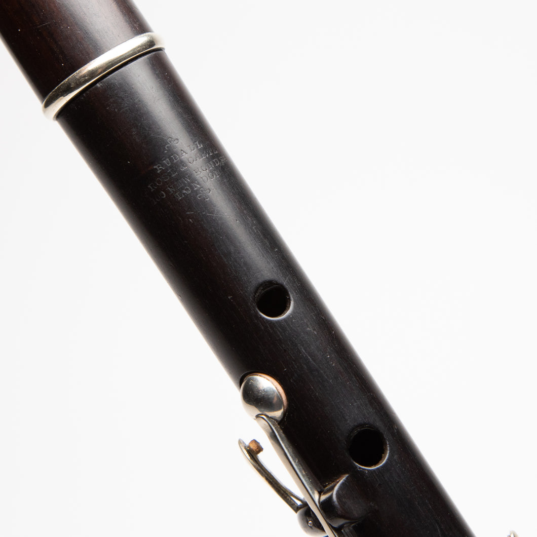 Rudall, Rose & Carte Blackwood & Silver 8-Key