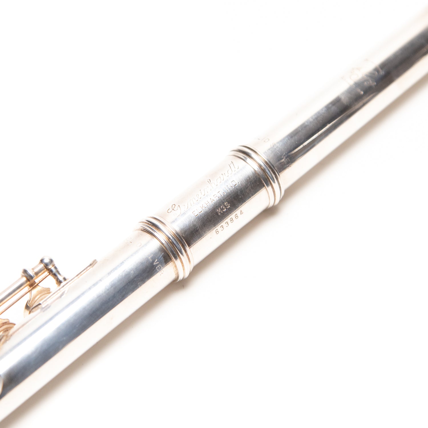 フルート　管体銀製　ゲマインハート M3S SOLID SILVER シルバー Gemeinhardt M3S Silver Boehm Flute – Irish Flute Store