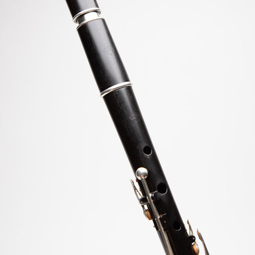 Grinter Blackwood & Silver Large Holed Rudall