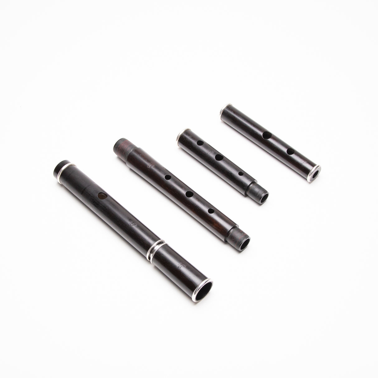 Grinter Blackwood & Silver Keyless Rudall