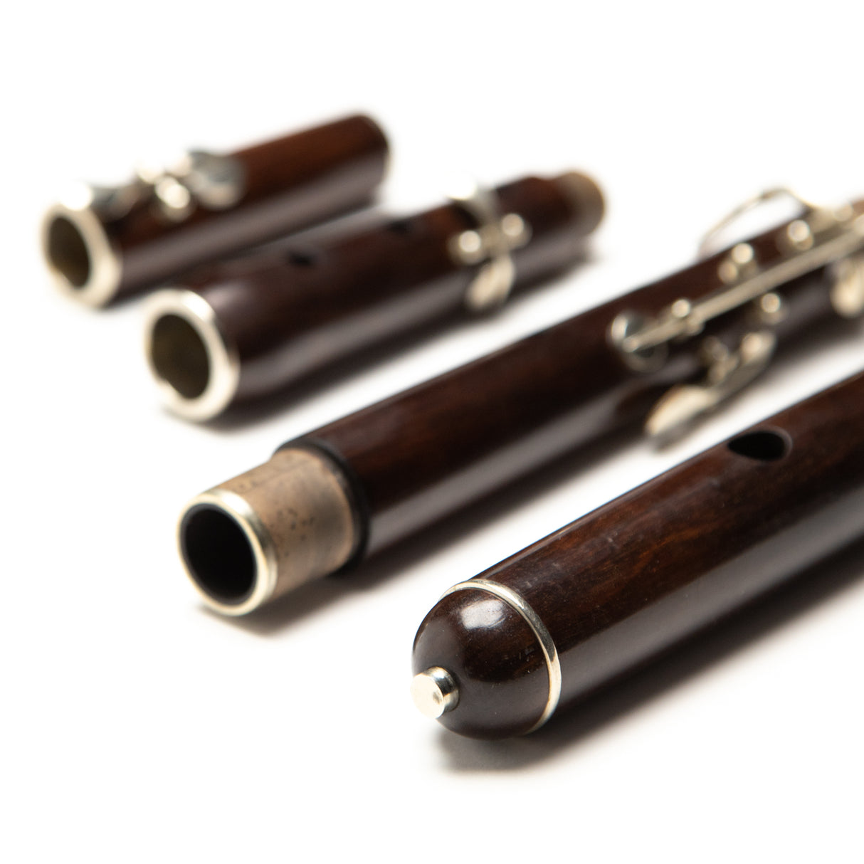 Olwell Restored Gautrot Cocus & Nickel Silver 5-Key F Flute