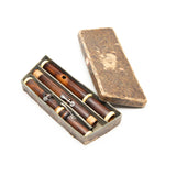 Patrick Olwell Restored Asa Hopkins Boxwood Ivory & Silver 4-Key Flute