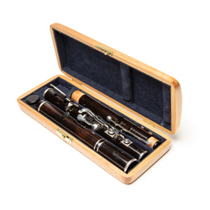 Grinter "New / Large Hole Model" Blackwood & Silver 8-Key