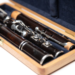 Grinter "New / Large Hole Model" Blackwood & Silver 8-Key