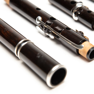 Grinter "New / Large Hole Model" Blackwood & Silver 8-Key