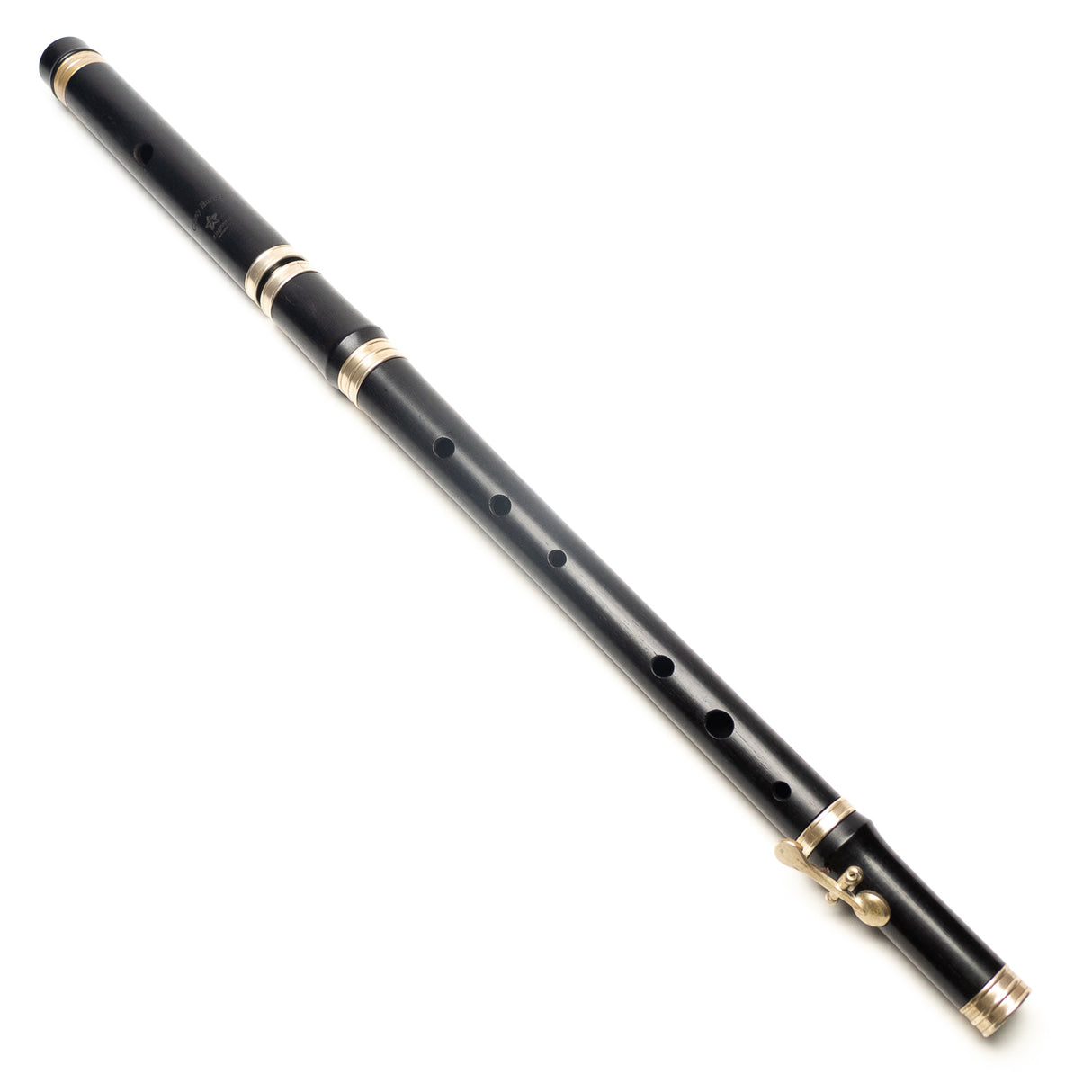 Casey Burns Blackwood Large Hole Standard 1 Key Flute