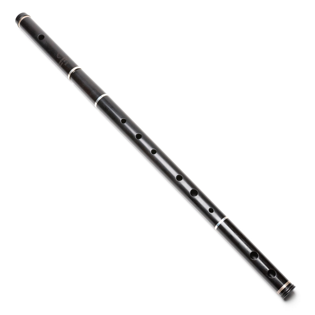 Windward Blackwood & Silver Pratten with Custom Case & Cover
