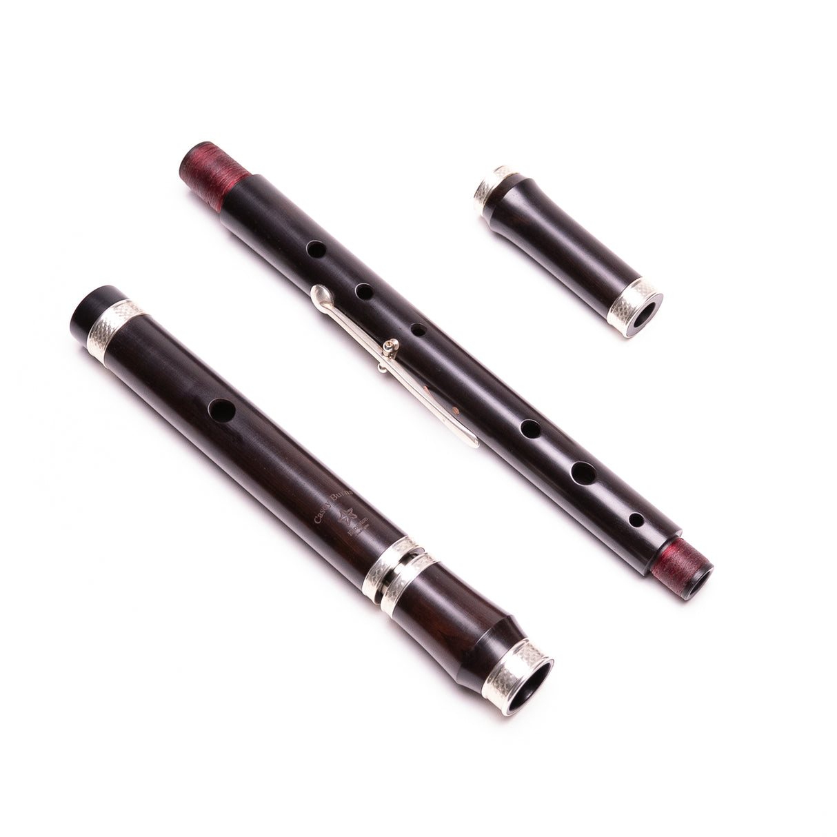 Casey Burns Blackwood & Silver w/C Natural Key