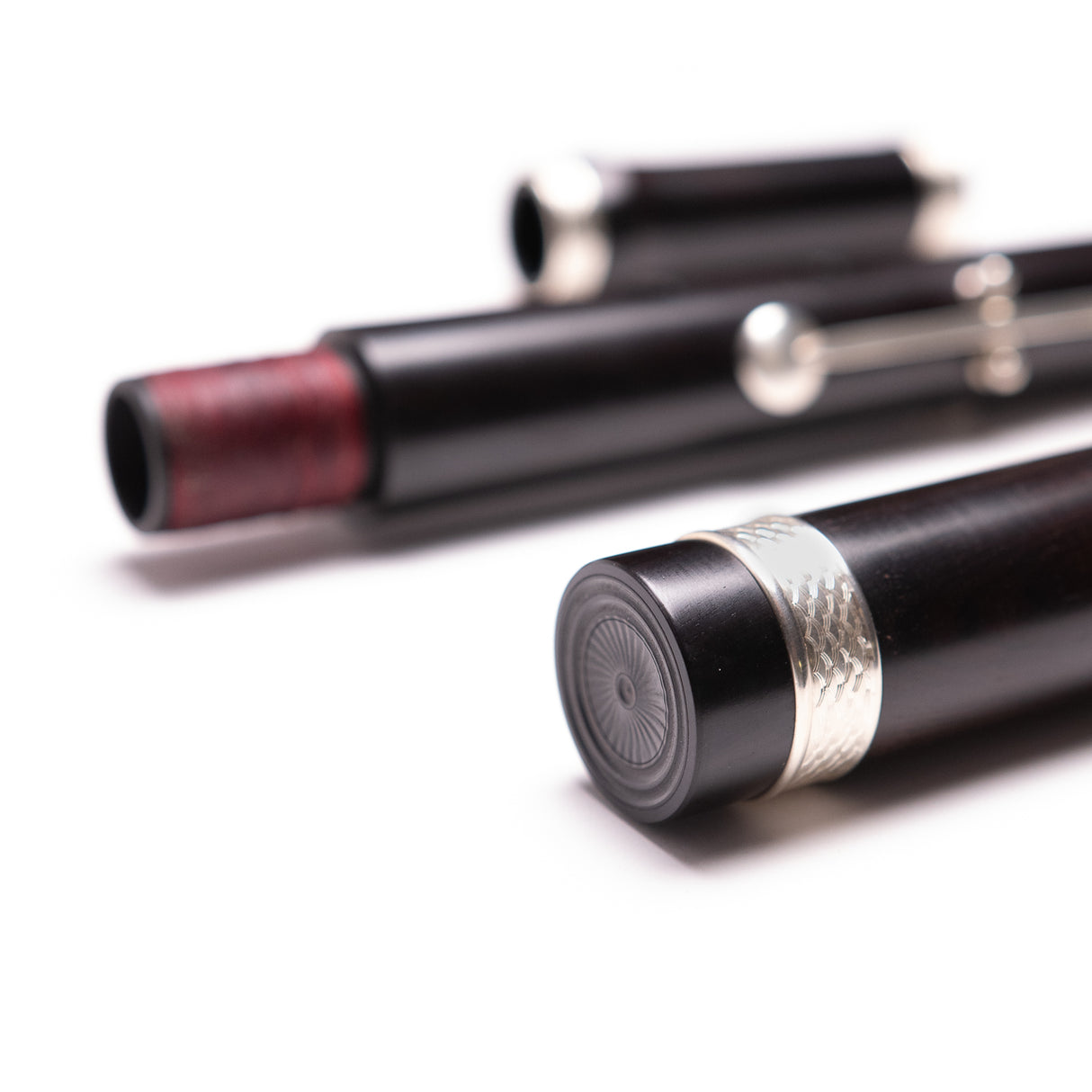 Casey Burns Blackwood & Silver w/C Natural Key